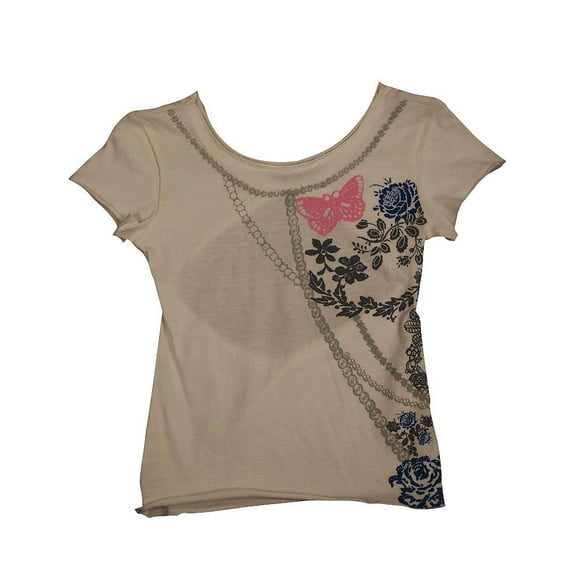 Mish - Little Girls' Short Sleeve Top 33540-4 (ivory)