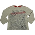 thumbnail image 1 of Mish Mish Baby Infant Boys Long Sleeve Graphic Tee Shirt Top 35906-12Months (grey), 1 of 14