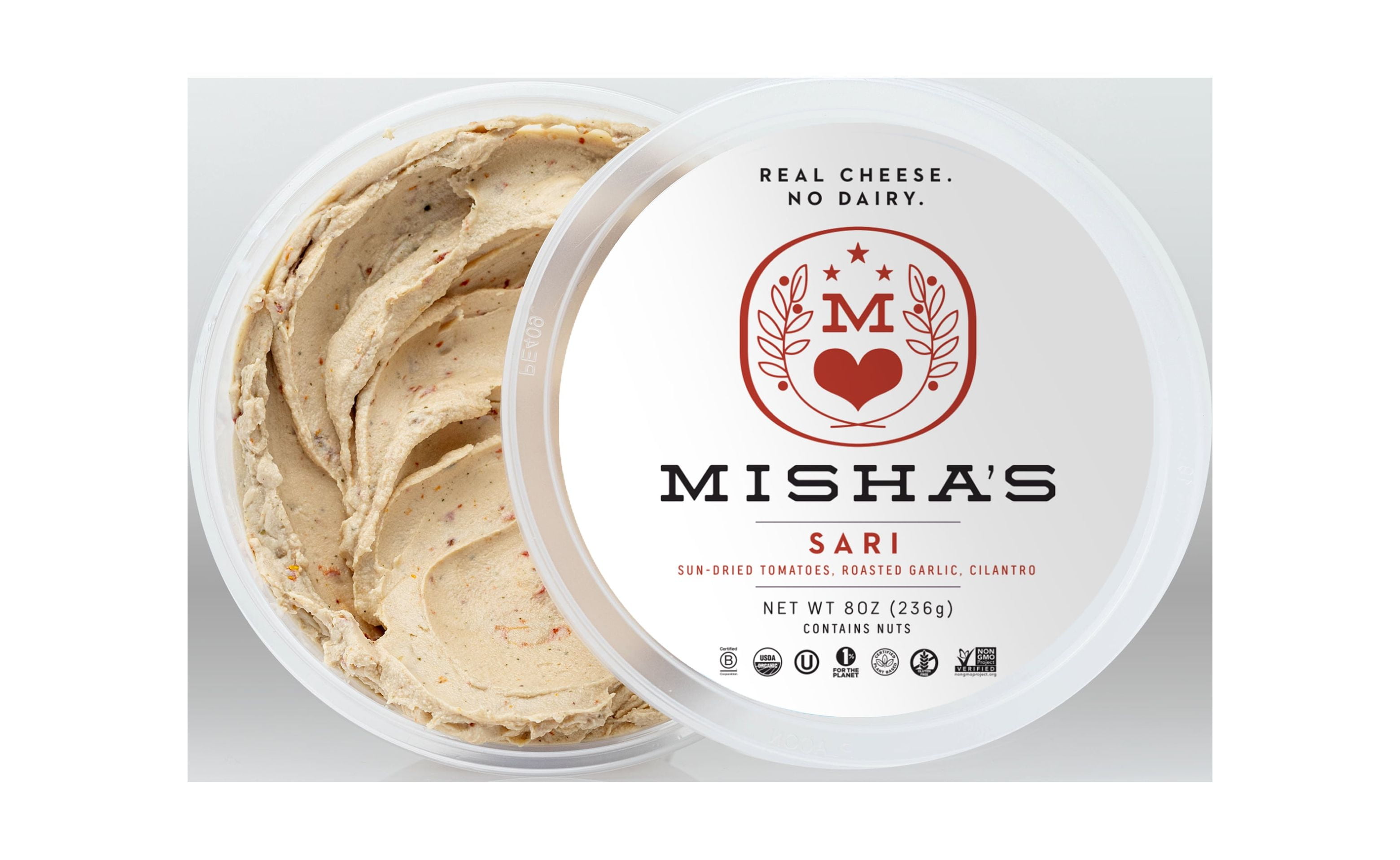 Misha's Sari Dairy Free Cheese Spread, 8oz