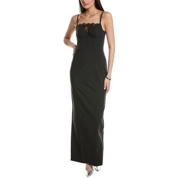 Misha womens Collection Ausha Maxi Dress, s, Grey