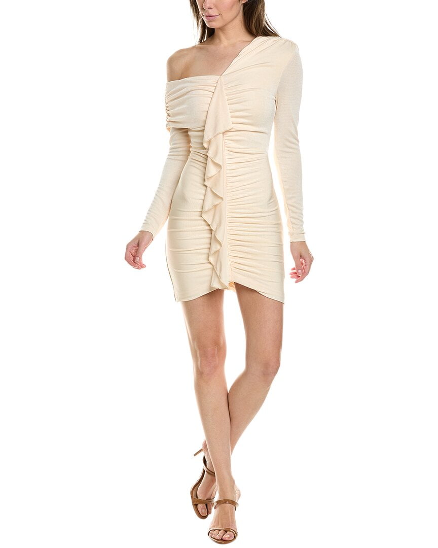 knee length dresses for ladies Misha tie up Mini Dress in White – OUTCAST main image 0