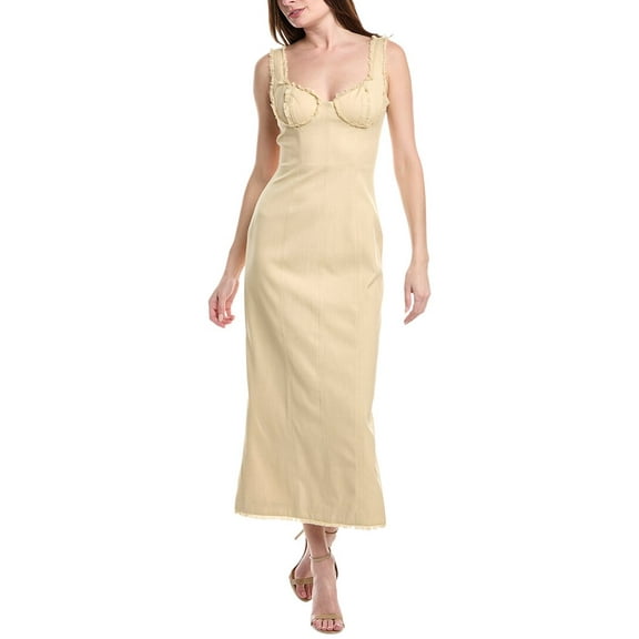 Misha womens  Elianna Gown, m, Yellow