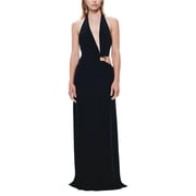 Misha womens The 'Devon' Cupro Dress, m, Black