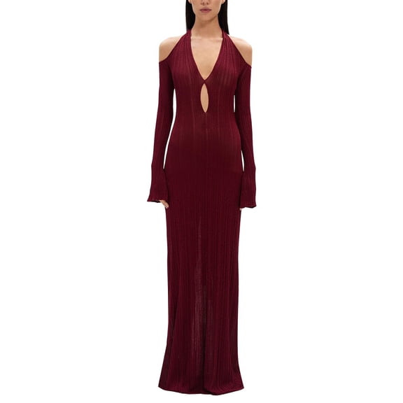 Misha womens The 'Echo' Knit Dress, l, Red