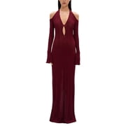 Misha womens The Echo Knit Dress, xs, Red