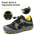 thumbnail image 1 of Mishansha Kids Sneakers Boys Girls Hiking Shoes Lightweight Velcro Tennis Shoes Toddler Running Walking Gym Black 3 little_kid, 1 of 7