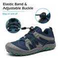 thumbnail image 1 of Mishansha Kids Sneakers Boys Girls Hiking Shoes Lightweight Velcro Tennis Shoes Toddler Running Walking Gym Blue 10.5 little_kid, 1 of 7