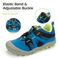 thumbnail image 1 of Mishansha Kids Sneakers Boys Girls Hiking Shoes Lightweight Velcro Tennis Shoes Toddler Running Walking Gym Blue 4 little_kid, 1 of 7