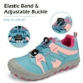 thumbnail image 1 of Mishansha Kids Sneakers Boys Girls Hiking Shoes Lightweight Velcro Tennis Shoes Toddler Running Walking Gym Pink 6.5 big_kid, 1 of 7
