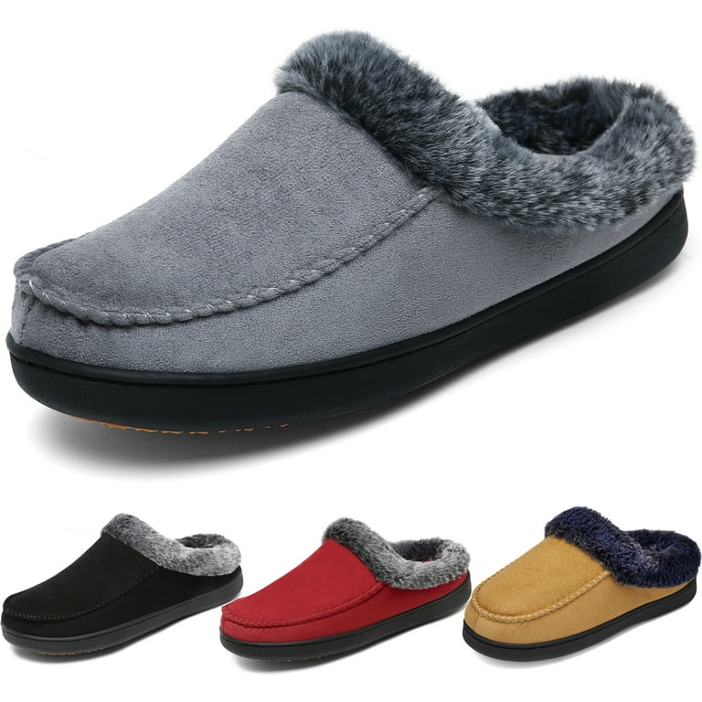Mishansha Women Memory Foam Slippers Booties Winter Warm House