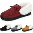 thumbnail image 1 of Mishansha Women Memory Foam Slippers Booties Winter Warm House Shoes, 1 of 7