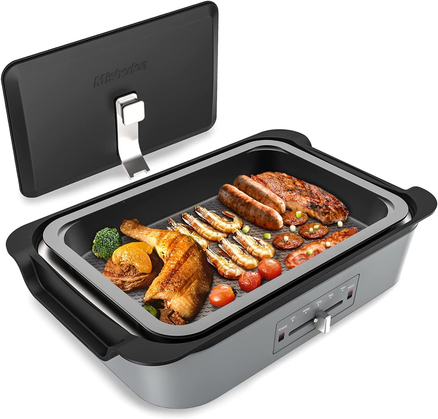 Multi-function Electric Grills Home Baking Pan Smokeless Teppanyaki  Barbecue Electric Griddles 220V Indoor BBQ machine
