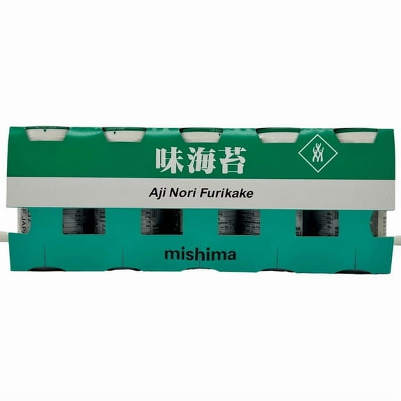 Mishima Foods Aji Nori Furikake, Roasted Sesame & Seaweed Seasoning, 1.94 oz, 10 pack