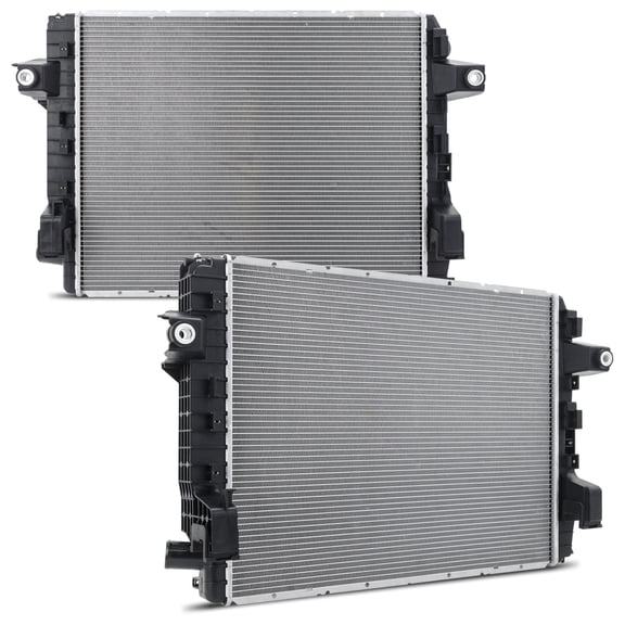 Mishimoto Replacement Primary Radiator compatible with Ram 6.7L Cummins 2013-2018