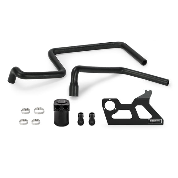 Mishimoto Baffled Oil Catch Can Compatible with Jeep Wrangler JK 2007-2011