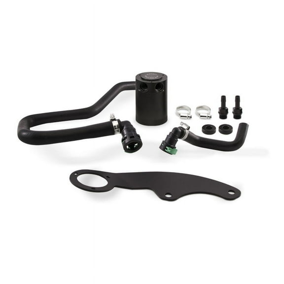 Mishimoto Baffled Oil Catch Can Kit, PCV Side Compatible with Ford Mustang GT 2011-2014