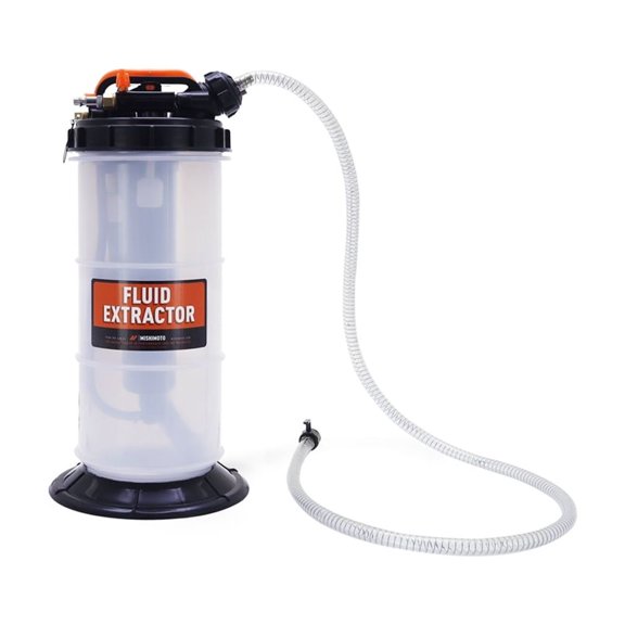 Mishimoto Fluid Extractor Pump, 5.6L Manual and Pneumatic with Automatic Shut Off, Universal Fit