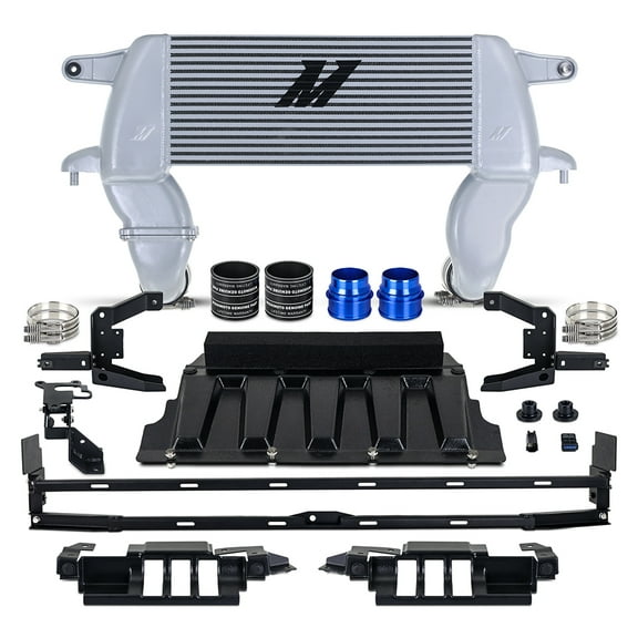 Mishimoto High-Mount Intercooler Compatible with 2021+ Ford Bronco 2.3L/2.7L, Silver