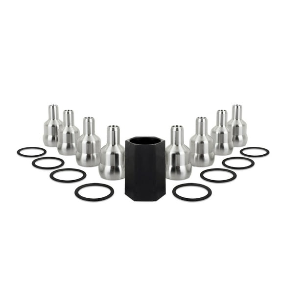 Mishimoto High-Pressure Oil Rail Ball Tube Set, Compatible with 2004.5-2007 Ford 6.0L Powerstroke