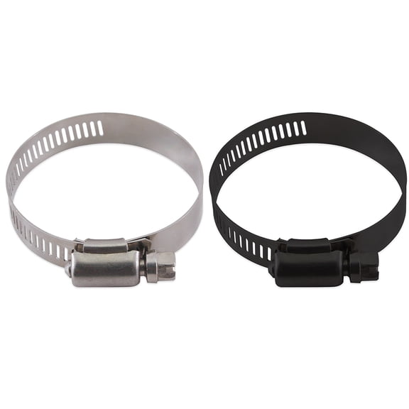 Mishimoto High-Torque Worm Gear Clamp, 1.06"-2.01" (27mm-51mm), Black, 10-Pack