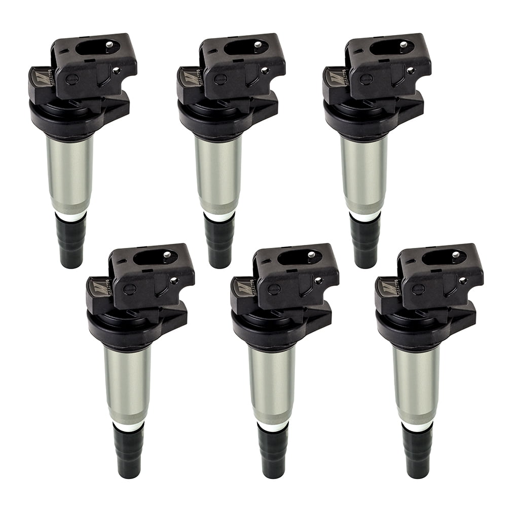 Mishimoto 2002+ BMW M54/N20/N52/N54/N55/N62/S54/S62 Eight Cylinder Ignition Coil Set of 8 main image 0