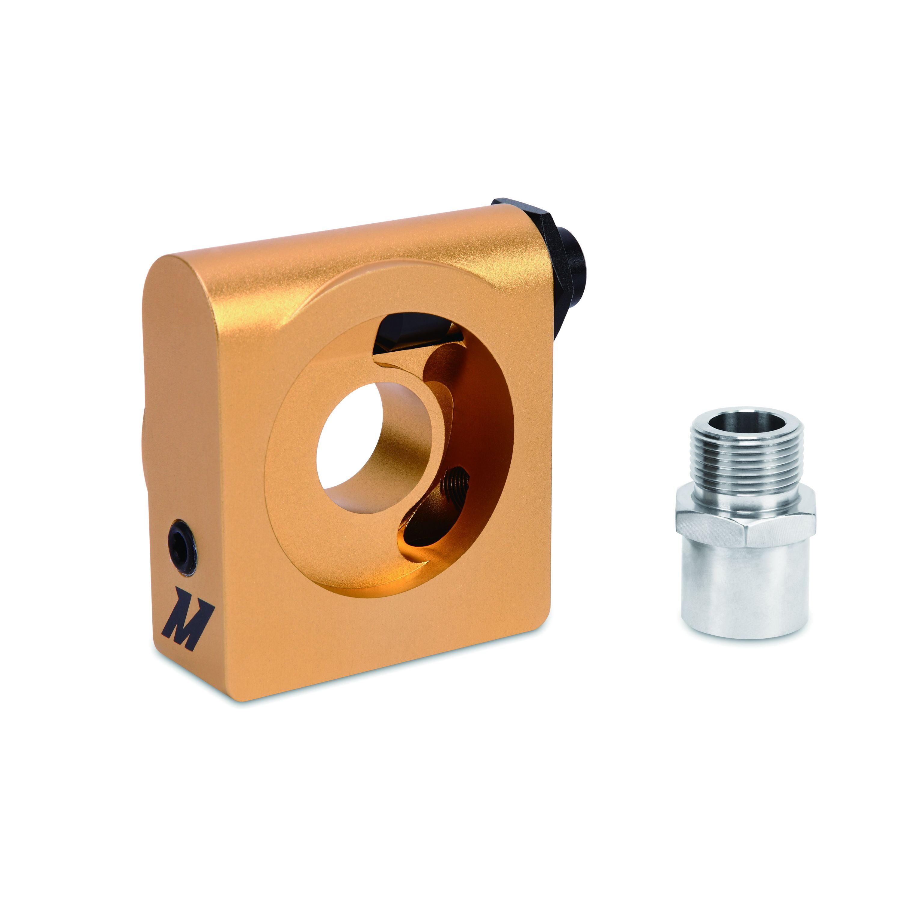 Mishimoto Oil Sandwich Plate w/ Rear-Mounted Thermostat