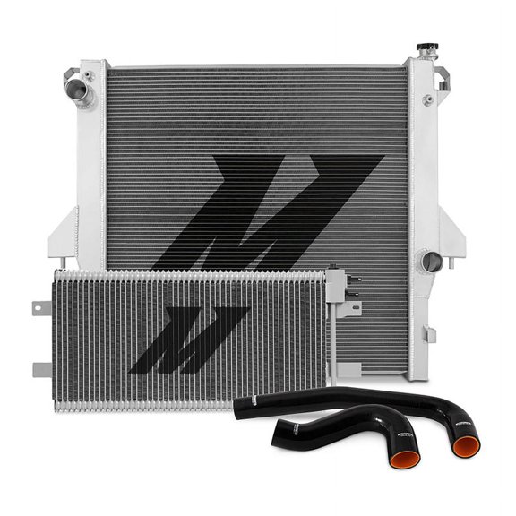 Mishimoto MMB-RAM-001 Radiator & Performance Bundle Compatible With Dodge Ram 5.9L/6.7L Cummins 2003-2009