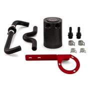 Mishimoto MMBCC-CTR-17PBERD2 PCV Baffled Oil Catch Can Compatible With Honda Civic Type R 2017-2021 Red