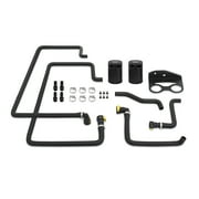 Mishimoto MMBCC-F27T-18SBE Baffled Oil Catch Can Kit, Compatible With Ford F-150 2.7L EcoBoost 2018-2020