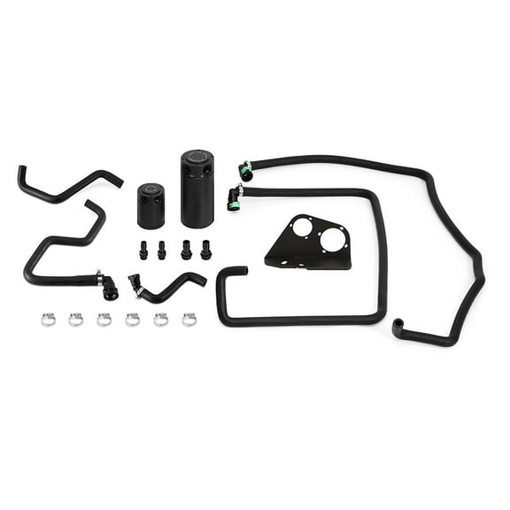 Mishimoto MMBCC-F35T-17SBE Oil Catch Can Fits Ford F-150 3.5L EcoBoost / Raptor 2017-2020 Black