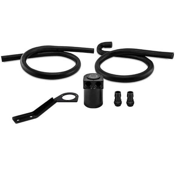 Mishimoto MMBCC-N54-06CBE2 Baffled Oil Catch Can, Compatible With BMW N54 CCV Side, 2007-2010