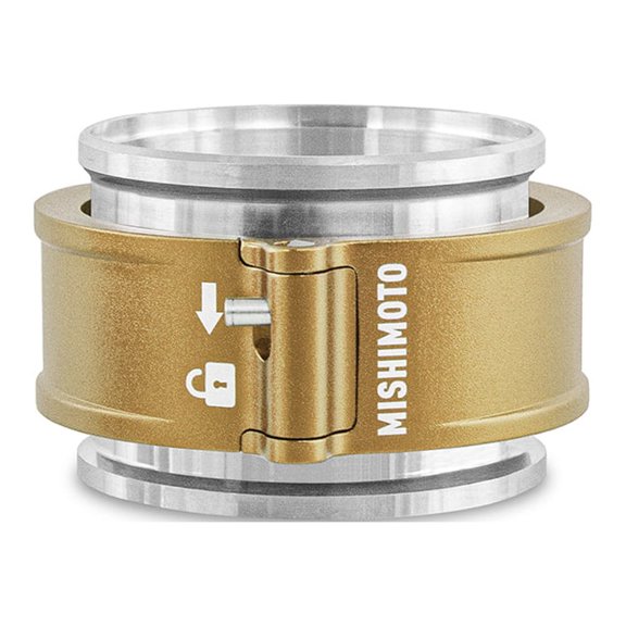 Mishimoto MMCLAMP-QD-25GD Quick Release Clamp Assembly, 2.5" Gold