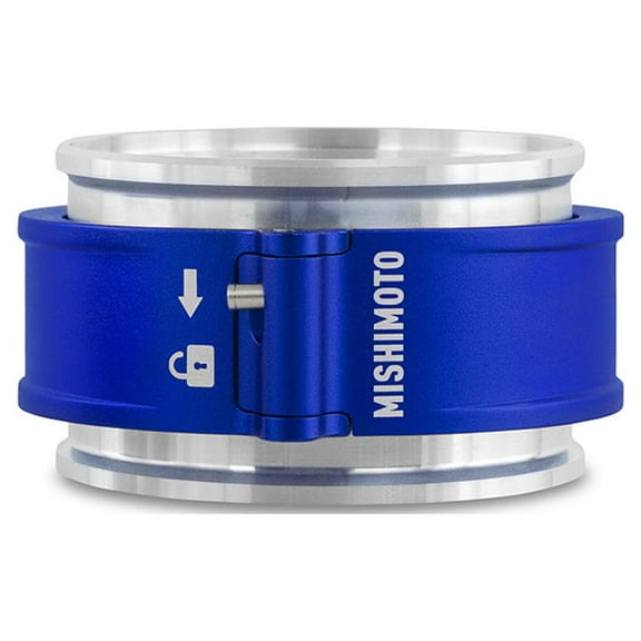 Mishimoto MMCLAMP-QD-30BL Quick Release Clamp Assembly, 3" Blue