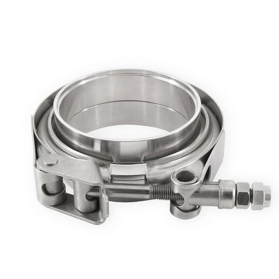 Mishimoto MMCLAMP-VS-25 Stainless Steel V-Band Clamp w/ Flanges, 2.5" (63.5mm)