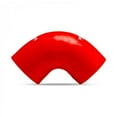 thumbnail image 1 of Mishimoto MMCP-22590RD 2.25", 90 Degree Coupler, Red, 1 of 4