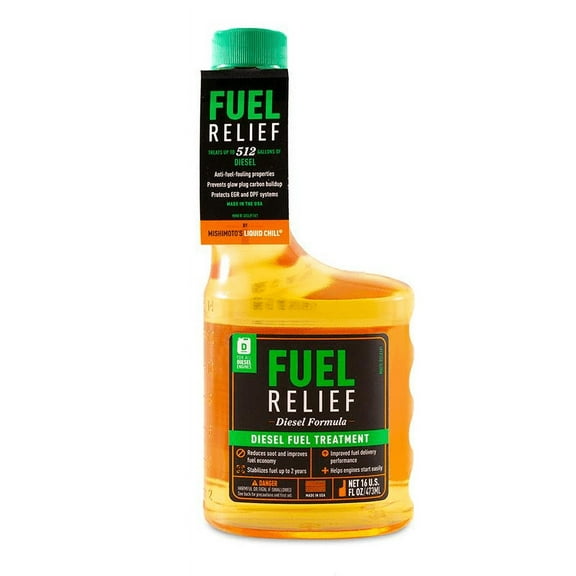 Mishimoto MMFR-DSL Fuel Relief Diesel Fuel Treatment and Stabilizer (Treats 512 gallons)