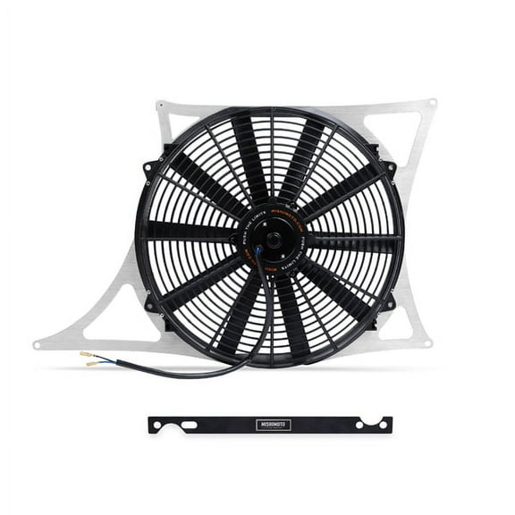 Mishimoto MMFS-E46-01 Performance Aluminum Fan Shroud Compatible With BMW E46 3-Series 1999-2006 Silver