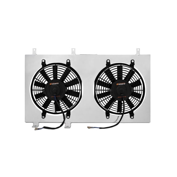Mishimoto MMFS-ECL-90 Performance Aluminum Fan Shroud Compatible With Mitsubishi Eclipse 1990-1994 Silver