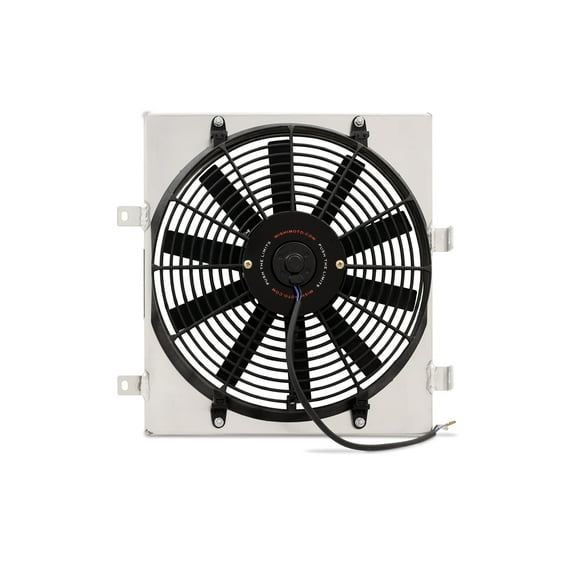 Mishimoto MMFS-EVO-01 Performance Aluminum Fan Shroud Compatible With Mitsubishi Lancer Evo 7/8/9 2001-2007 Silver