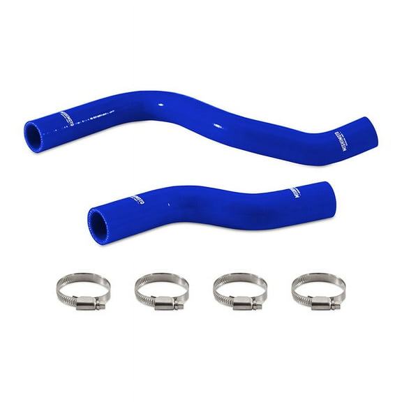 Mishimoto MMHOSE-CTR-17BL Silicone Radiator Hose Kit Compatible With Honda Civic Type R, 2017-2021 Blue