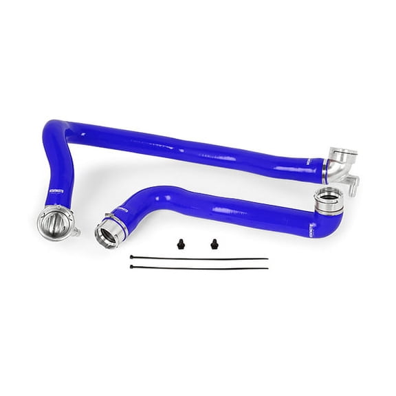 Mishimoto MMHOSE-F2D-11BL Silicone Radiator Hose Kit Compatible With Ford 6.7 Powerstroke 2011-2016 Blue