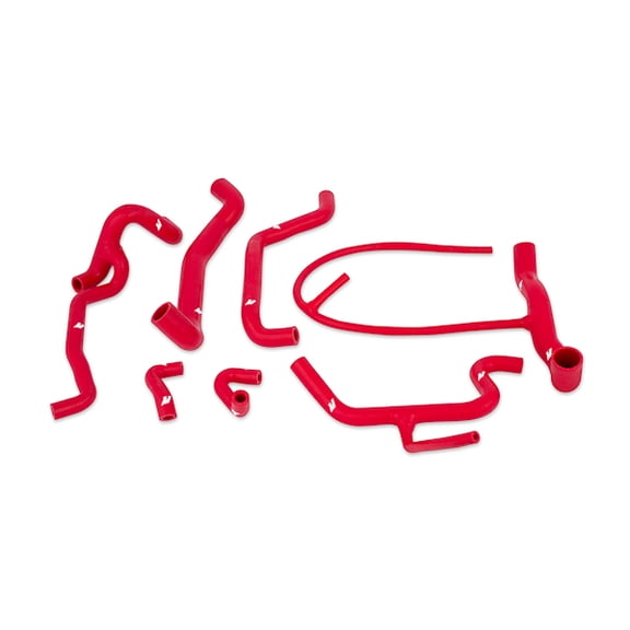 Mishimoto MMHOSE-GLF-95RD Silicone Radiator Hose Kit Compatible With Volkswagen Golf VR6 1995-1998 Red