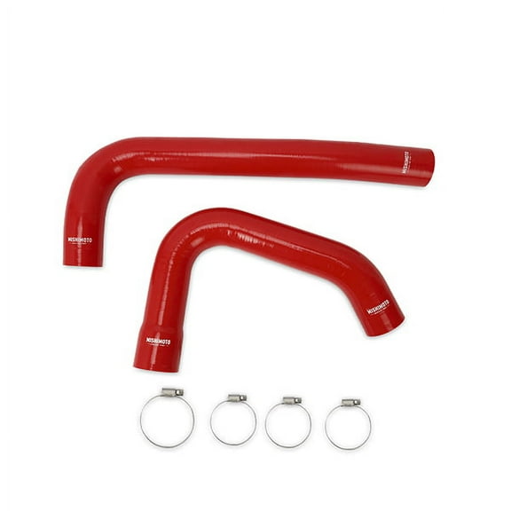 Mishimoto MMHOSE-RAM-15RD Silicone Radiator Hose Kit Fits Dodge Ram Cummins 6.7 2015-2018 Red