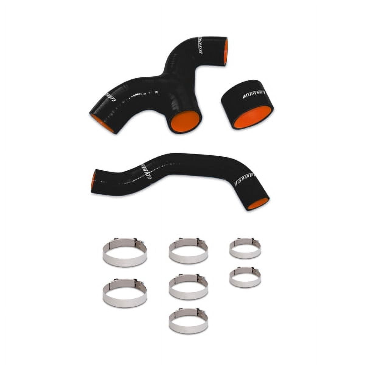 Mishimoto MMHOSE-SUB-INTBK Silicone Intercooler Hoses Compatible With Subaru Impreza WRX 2001-2005 Black