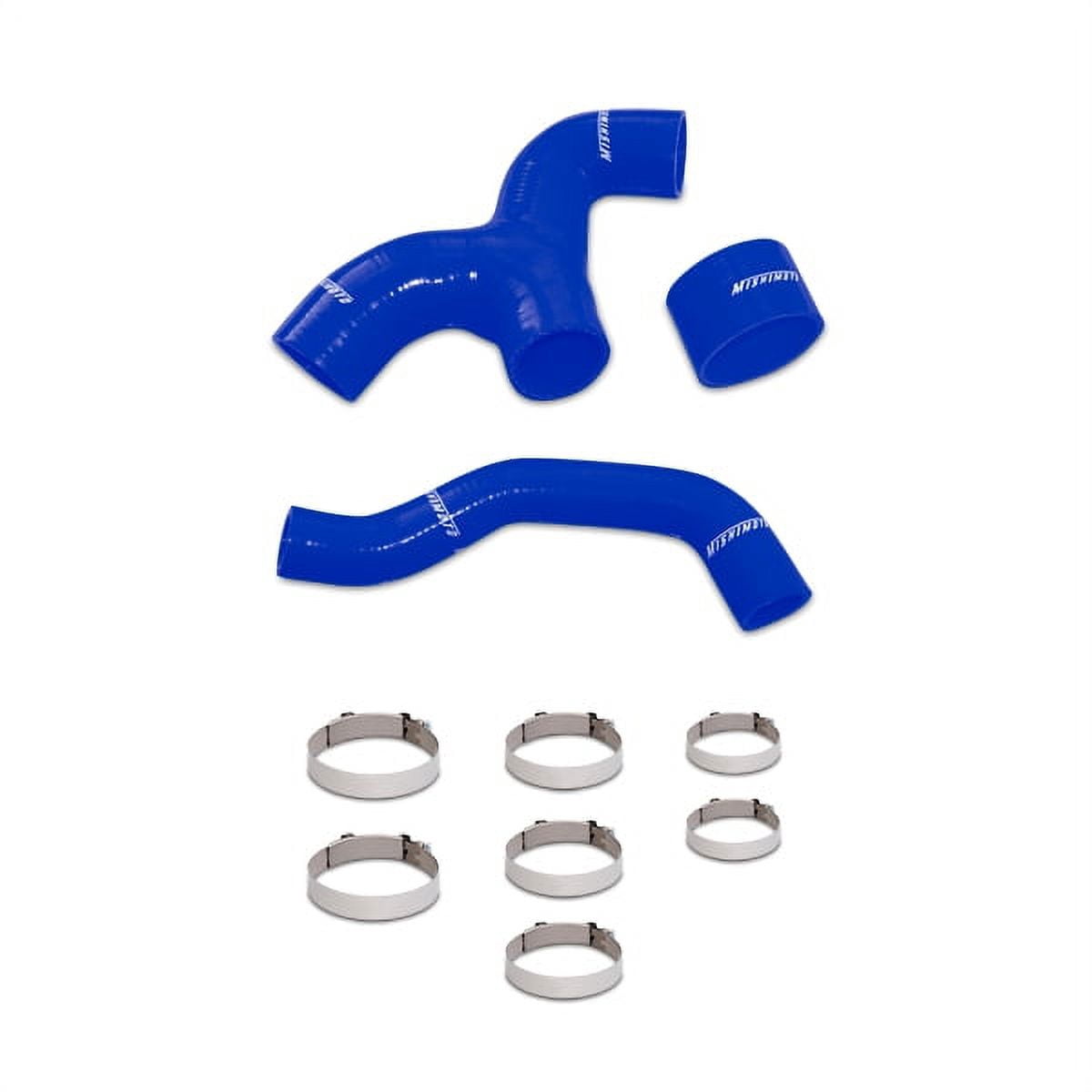 Mishimoto MMHOSE-SUB-INTBL Intercooler Charge Air Cooler Hoses Compatible With Subaru Impreza WRX/STI 2001-2005 Blue