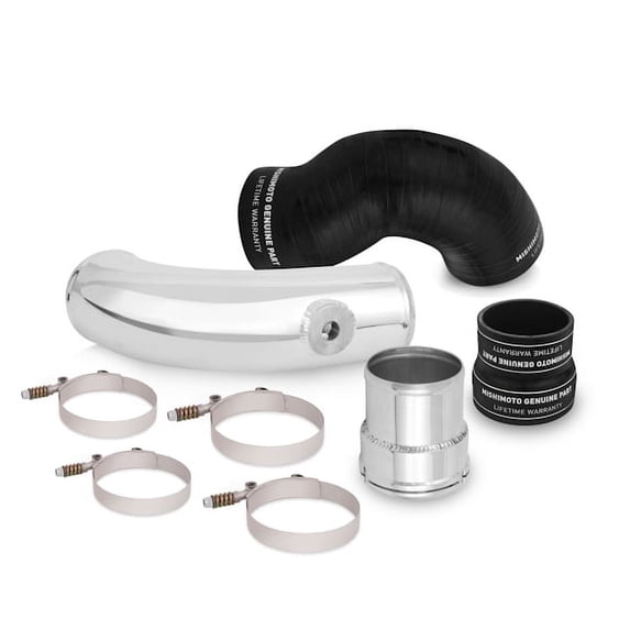 Mishimoto MMICP-F2D-11CBK Intercooler Pipe Kit Compatible With Ford 6.7 Powerstroke 2011-2016 Black