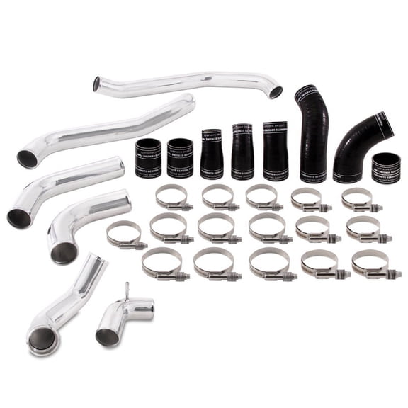 Mishimoto MMICP-F35T-17KP Intercooler Pipe Kit Compatible With Ford F-150 Raptor 2017-2021 Polished