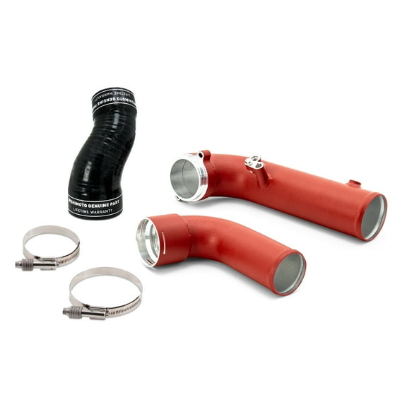 Mishimoto MMICP-SUP-20RD Performance Charge Pipe, Compatible With Toyota GR Supra 3.0L 2020+, Wrinkle Red