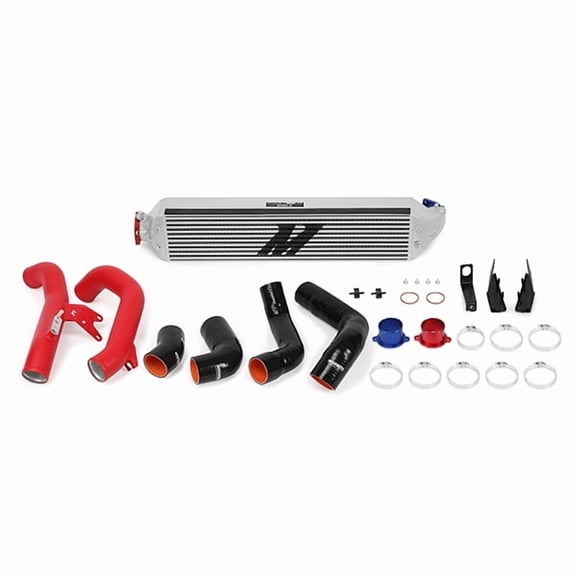 Mishimoto MMINT-CIV-16KSLWRD Performance Intercooler Kit Compatible With Honda Civic 1.5T Si 2016-2021 Silver