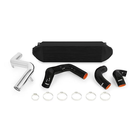 Mishimoto MMINT-FOST-13KPBK Performance Intercooler Kit Compatible With Ford Focus ST 2013-2018 Black, Polished